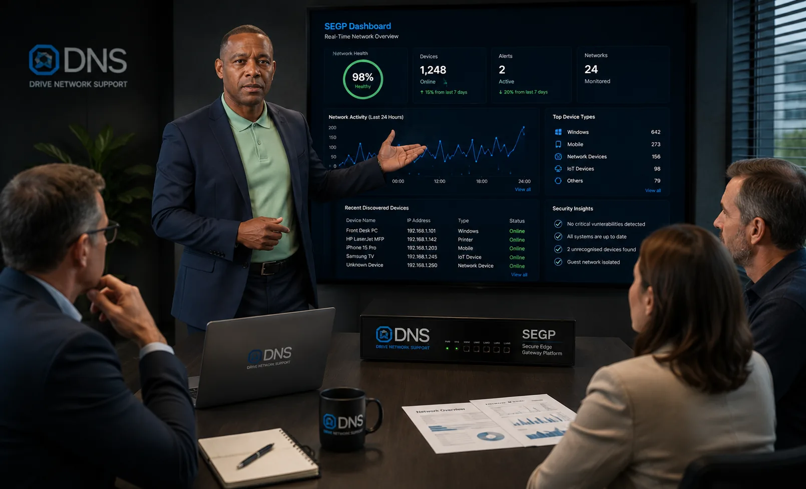 Conceptual visual illustrating a proposed DNS solution.