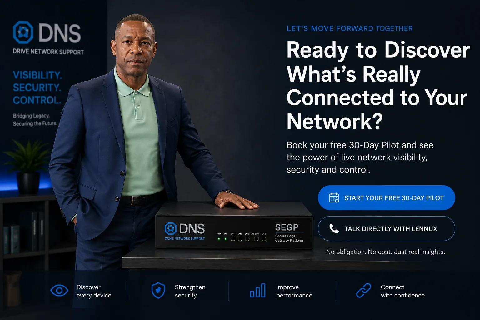 Conceptual visual illustrating a proposed DNS solution.